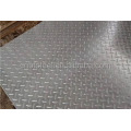 Folha de piso de aço inoxidável quadriculado 316 316L com padrão de diamante de 1 mm a 10 mm antiderrapante
